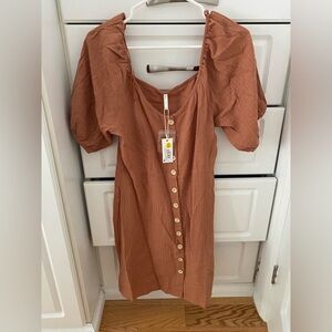 Terracotta Rylee and Cru Bardot dress